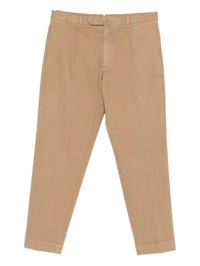 Dell'oglio Pleated Trousers In Neutral