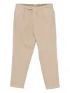 Dell'oglio Pleated Trousers In Neutrals