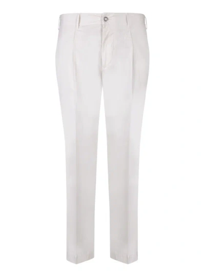 Dell'oglio Poplin Trousers In White