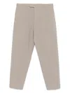 Dell'oglio Pressed-crease Trousers In Grey
