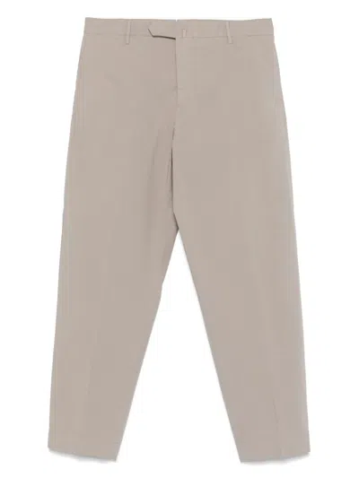Dell'oglio Pressed-crease Trousers In Grey