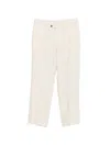 Dell'oglio 프레스드 크리즈 팬츠 In White