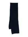 Dell'oglio Ribbed Scarf In Black