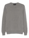 Dell'oglio Ribbed Sweater In Gray