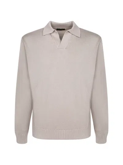 Dell'oglio Ribbed-knit Sweater In Neutral