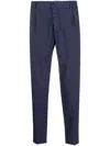 Dell'oglio Riccardo Cotton Straight-leg Trousers In Blue
