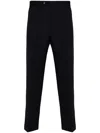 Dell'oglio Robert Mid-rise Straight-leg Trousers In Blue