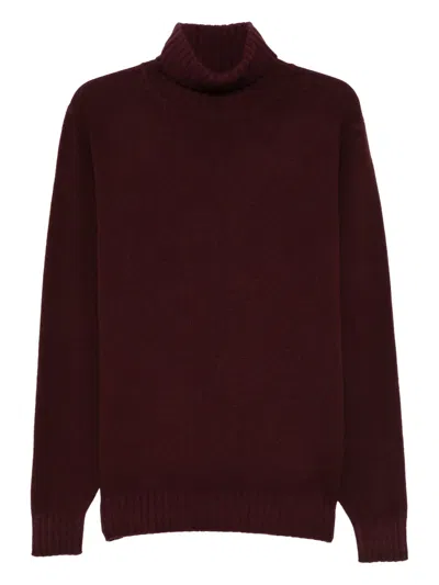 Dell'oglio Roll-neck Sweater In Red