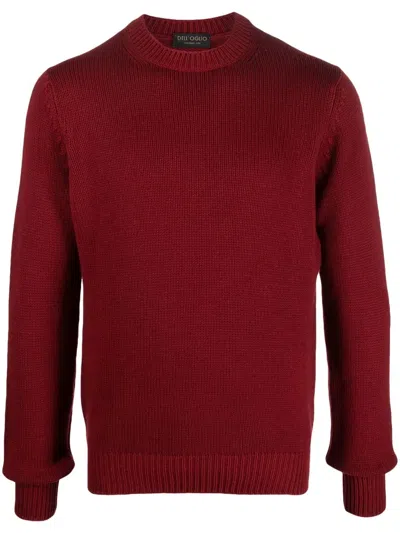 Dell'oglio Round-neck Knit Jumper In 红色