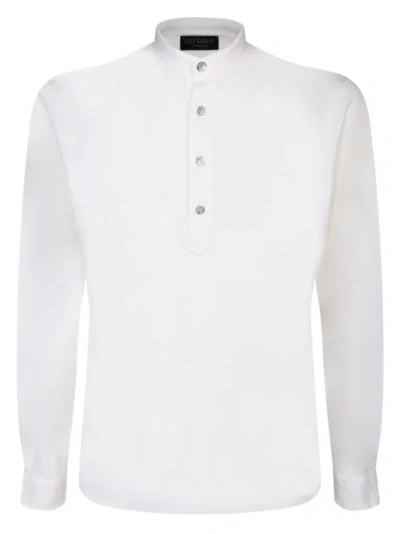 Dell'oglio Shirt With Mandarin Collar In White