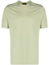 Dell'oglio Short-sleeve Cotton T-shirt In Grün