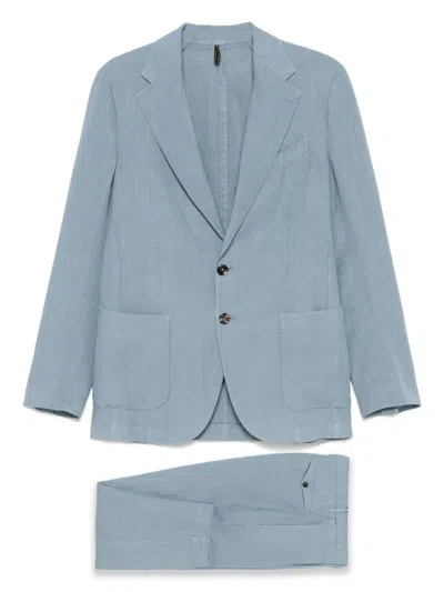 Dell'oglio Single-breasted Suit In Blue