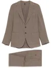Dell'oglio Single-breasted Suit In Braun