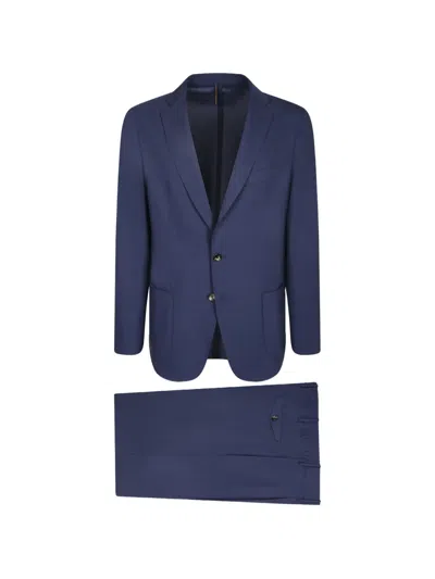 Dell'oglio Single-breasted Suit In Blue