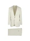 Dell'oglio Single-breasted Suit In Neutral