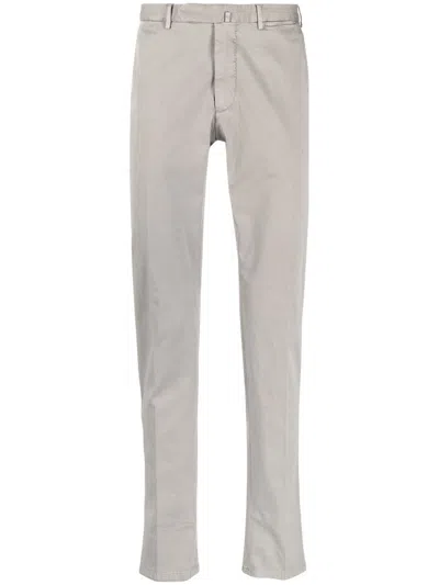 Dell'oglio Slim-cut Leg Chino Trousers In Neutrals