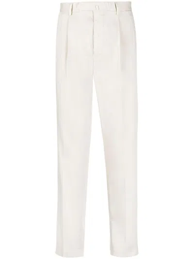 Dell'oglio Slim-cut Chino Trousers In Nude