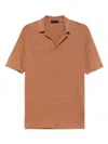 Dell'oglio Slub T-shirt In 褐色