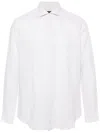 Dell'oglio Striped Linen Shirt In Neutrals