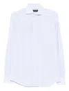 Dell'oglio Striped Long-sleeved Shirt In Blue