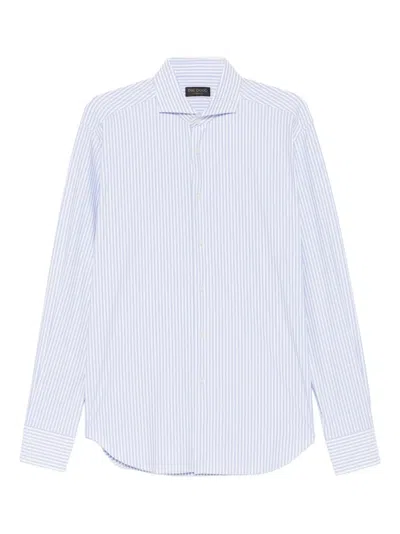 Dell'oglio Striped Shirt In Blue
