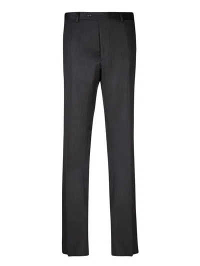 Dell'oglio Tailored Multi Trousers With Sleek Design And Quality Craftsmanship In Black