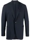 Dell'oglio Tailored Single-breasted Suit In Blue