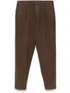 Dell'oglio Tailored Trousers In Brown