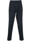 Dell'oglio Tapered-leg Tailored Trousers In Blau