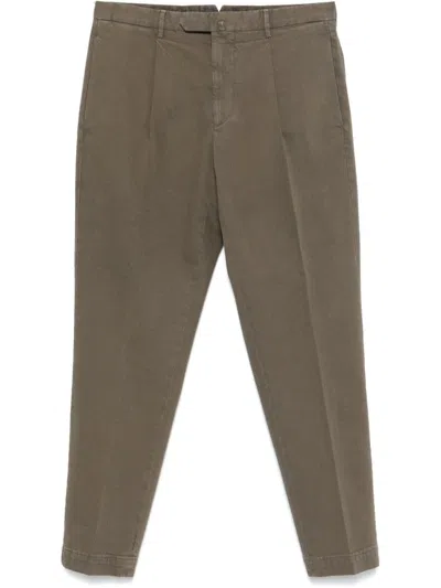 Dell'oglio Tapered Trousers In Brown