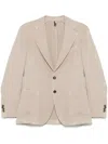 Dell'oglio Textured Blazer In Neutrals
