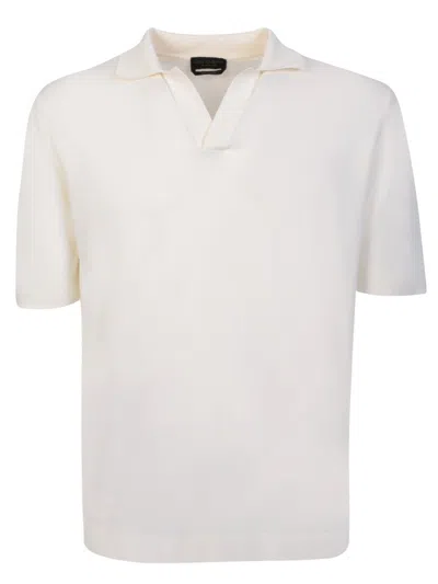 Dell'oglio Timeless White Polo Shirt