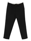 Dell'oglio Turn-up Tailored Trousers In Black