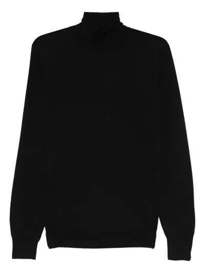 Dell'oglio Turtleneck Knitwear In Animal Print