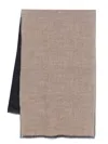 Dell'oglio Two-tone Scarf In Blue