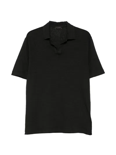 Dell'oglio T-shirt Mit V-ausschnitt In Black