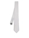 Dell'oglio 실크 넥타이 In White