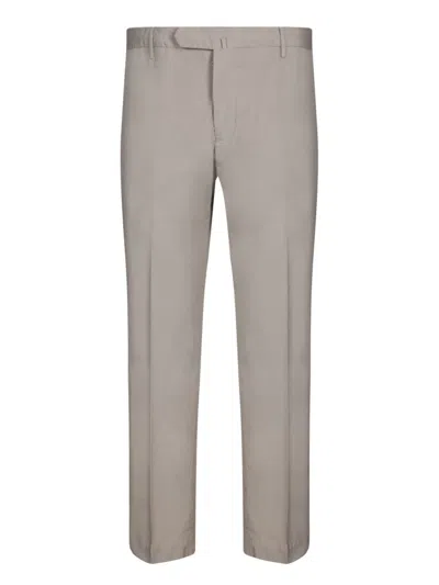 Dell'oglio Wide-leg Trousers With Refined Silhouette In Gray
