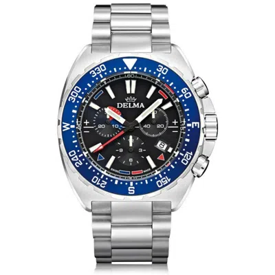 Pre-owned Delma Swiss Made Quartz Men's Watch 41701.670.6.848