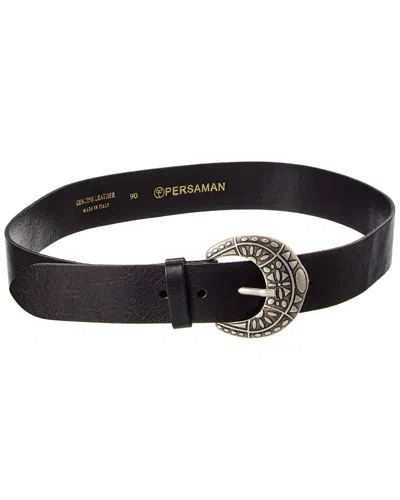 Delman Persaman New York Lola Leather Belt