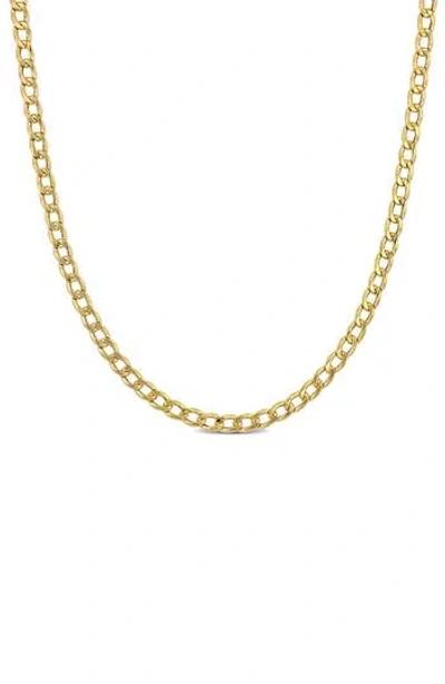 Delmar 10k Yellow Gold Curb Chain Necklace