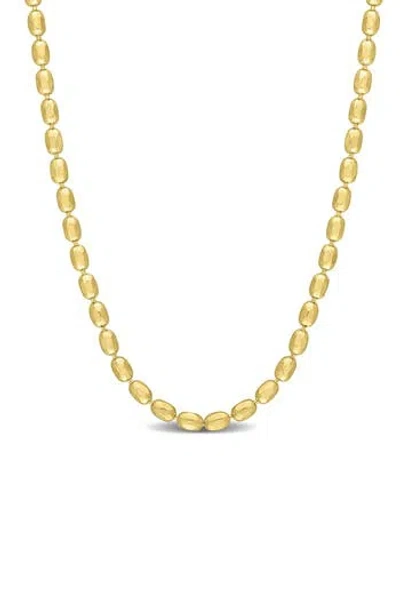 DELMAR DELMAR 1.8MM OVAL BALL CHAIN NECKLACE
