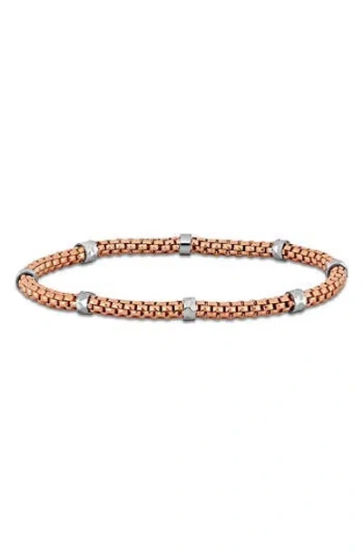 Delmar 2.5mm Station Bracelet In Gold