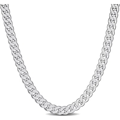 Delmar 2.6mm Curb Link Chain Necklace In Purple