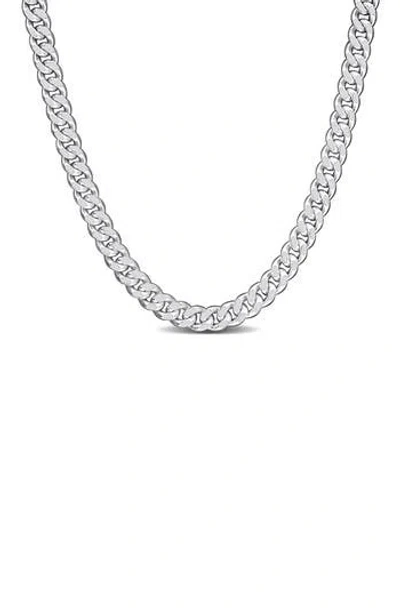 Delmar 2.6mm Curb Link Chain Necklace In Pink