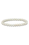 Delmar 5-5.5mm Cultured Freshwater Pearl Bracelet In Metallic
