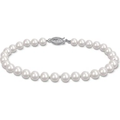 Delmar 5-5.5mm Cultured Freshwater Pearl Bracelet In Neutral
