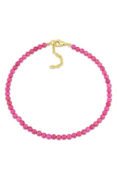 Delmar Beaded Bracelet In Pink