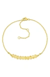 Delmar Beaded Chain Bracelet In Citrine