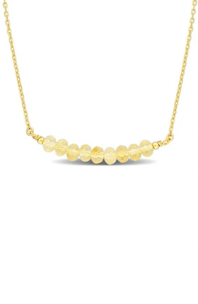 Delmar Beaded Chain Necklace In Gold
